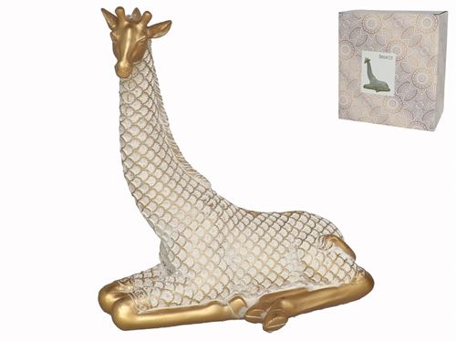 127293 GIRAFA RESINA 19,2X10,7X21,8CM