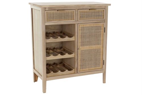 MB-176662 GARRAFEIRA PAULOWNIA RATTAN 79,5X38X90 NATURAL