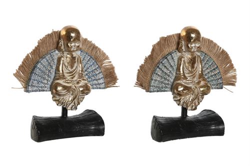 FD-205792 FIGURA RESINA RAFIA 13,5X5,3X15,4 MONGE 2 MOD