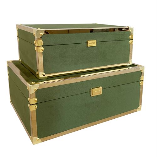 23674 CAIXA MADEIRA CJ.2 VERDE (48 41)