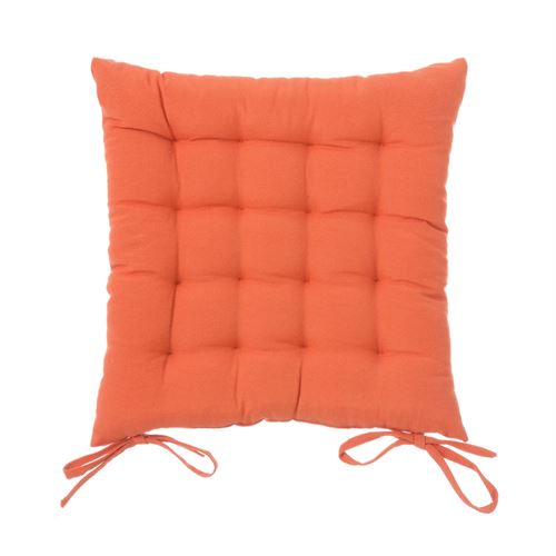 48162 ALMOFADA CADEIRA LOVING COLOURS LARANJA 40 X 7 X 40 CM