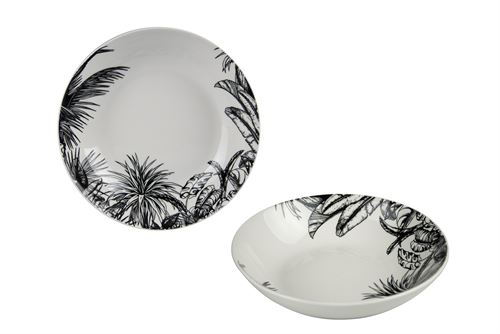ASSIJU008 PRATO FUNDO JUNGLE 20CM CERAMICA