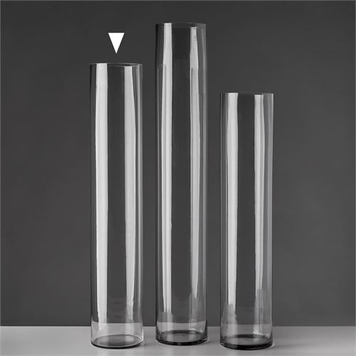 802589 VASO CILÍNDRICO VIDRO 15 X 15 X 80 CM