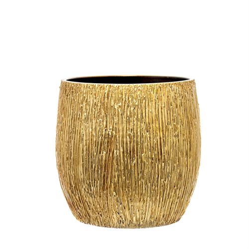 29181 VASO 34 RELEVO RISCADO DOURADO C 31,00 L 31,00 A 33,00