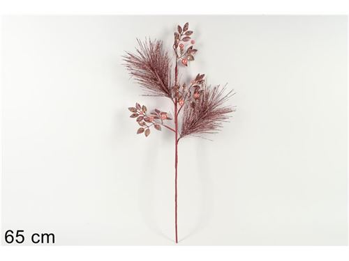 981364 HASTE NATAL ROSA 65CM