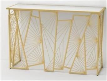 137332888 CREDENCIA DOURADA 120x40x80 cm