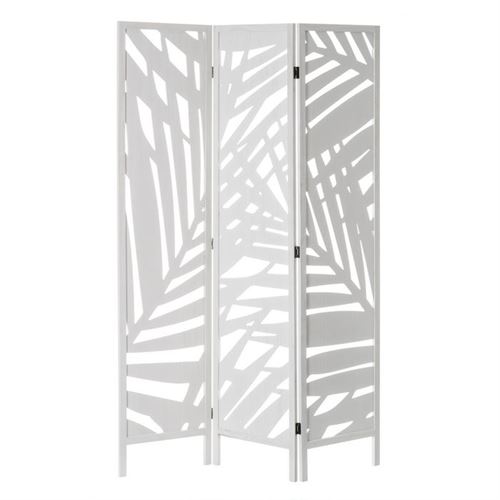 135009 BIOMBO 3 FOLHAS BRANCO MDF 120X2X170CM