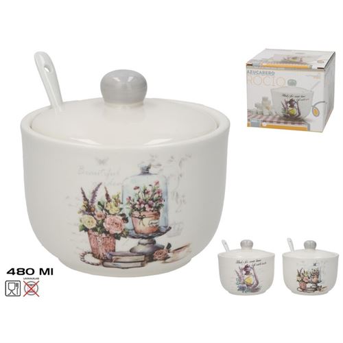 317182 TAÇA DE AÇÚCAR COM COLHER 480ML DOLOMITA 2SORT.