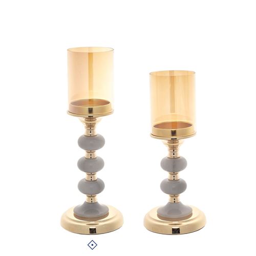 94186 CASTIÇAL DECORATIVO EM METAL C 14,00 L 14,00 A 38,50