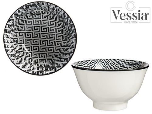 87244 TIGELA CERAMICA 16CM GEOMETRICO