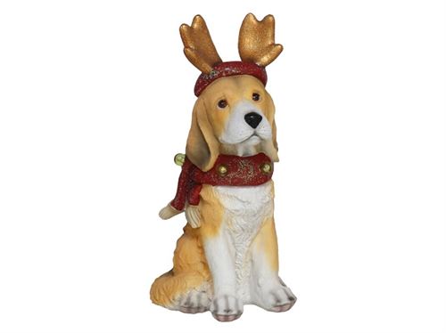 172460 FIGURA NATAL MAX 4 LED C/CHIFRES 14X10X24 CM