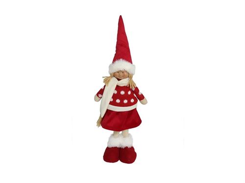 3306 MENINA NATAL VERMEHA 14X8X45CM