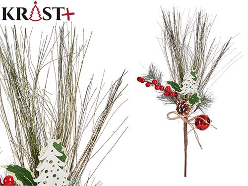 78037 HASTE NATAL COM FRUTOS 47CM