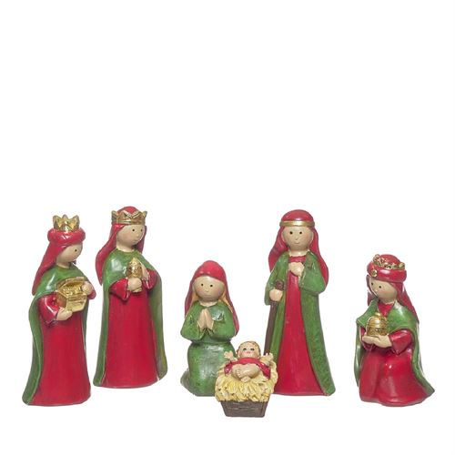 90192 PRESEPIO POLIRESINA 6PÇS