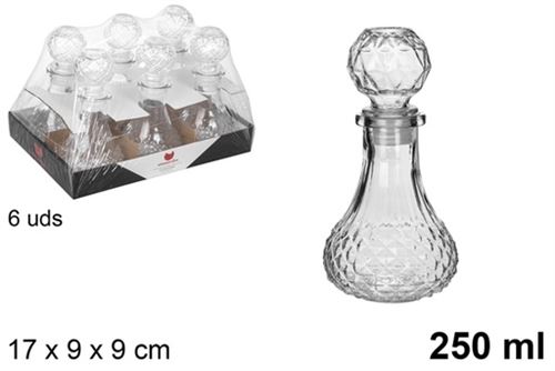 105435 GARRAFA VIDRO LICOR GUADIANA 250ML