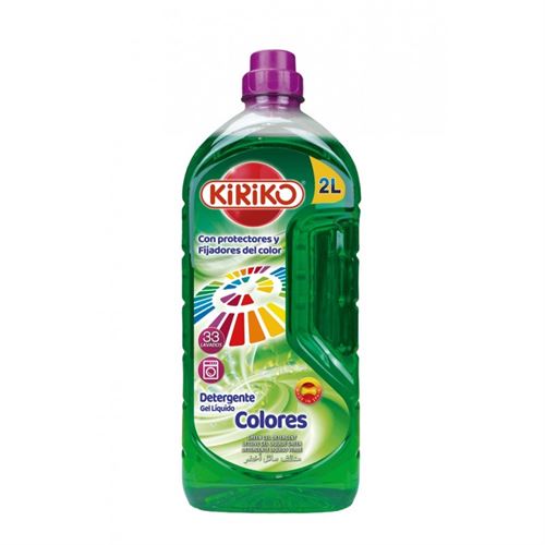 DETERGENTE GEL LIQ. VERDE ROUPA COR 2LT KIRIKO 