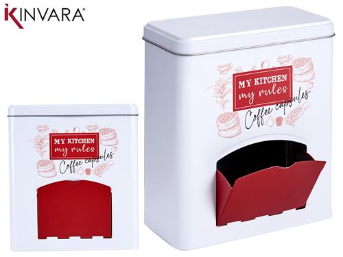 18781 LATA DISPENSADORA DE CAPSULAS CAFÉ 16,1 x 9 x 18 cm