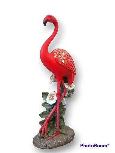 FLAMINGO RESINA 10X6X26CM