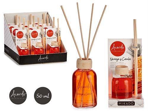 68902 AMBIENTADOR MIKADO 50ML CANELA/LARANJA