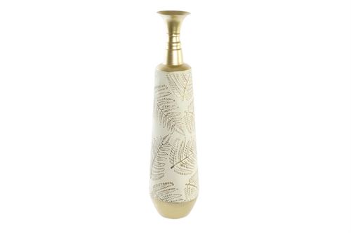 JR-195590 JARRA METAL 19X19X76 FOLHA DOURADO