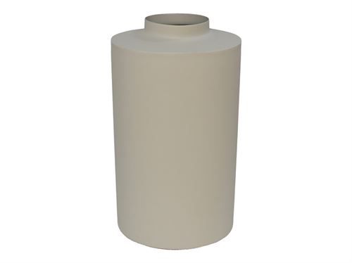 78257 POTE METAL BEGE 16X16X29CM