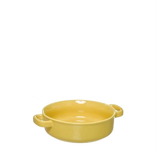 24267 ASSADEIRA PORCELANA MOSTARDA RD C 22,00 L 16,00 A 5,50