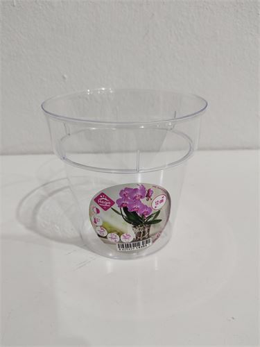 14305 VASO MELISA LUXE RED PLASTICO 12CM