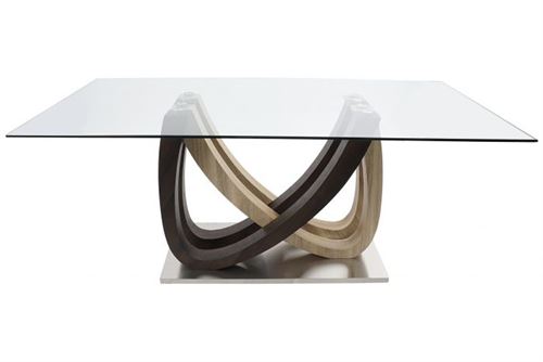 MB-162643 MESA DE JANTAR VIDRO MDF 180X90X76 10 MM