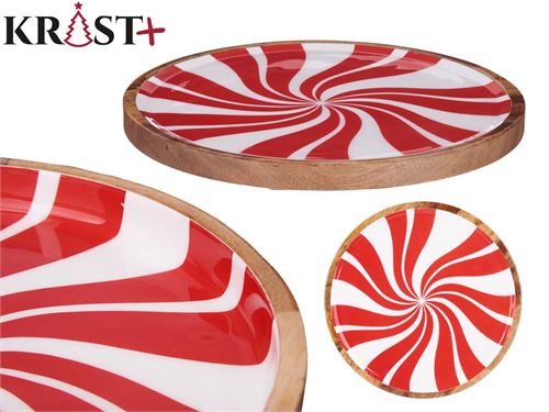 83751 PRATO ROTATIVO MADEIRA CANDY 36CM