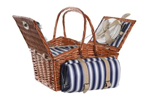 PC-200719 CESTO PIQUENIQUE SET 19 VIME 42X30X20 CASTANHO