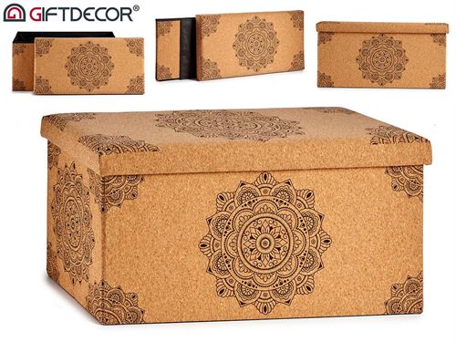 91320 BANQUETA BAU CORTIÇA 72 x 36 x 36 cm