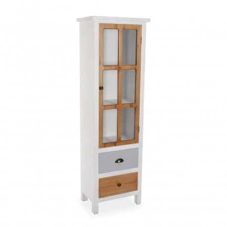 21260114 VITRINE ARETI 2 GAVETAS 50X34X160CM