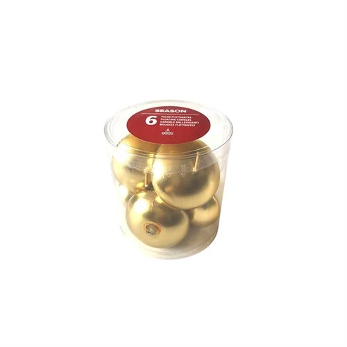 CJ.VELAS PL0030M OURO (S/6PCS)