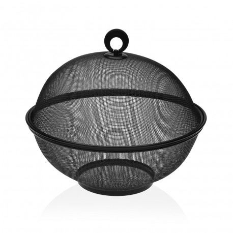 21890144 FRUTEIRO METAL COM TAMPA REDE 28CM