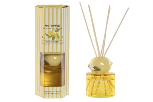 VE-217258 AMBIENTADOR MIKADO VIDRO 7X7X8 100ML LIM O
