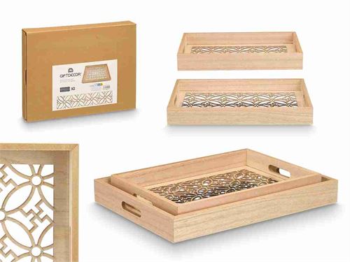 11220 TABULEIRO RECTANGULAR FLOR SET2