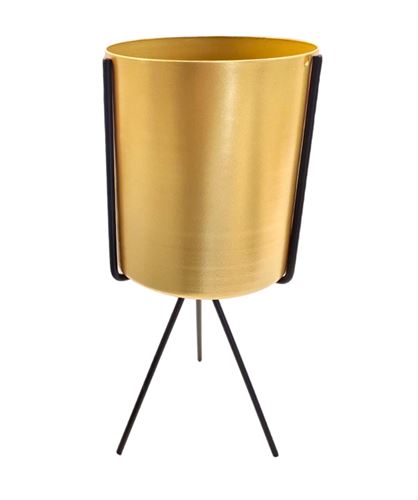 83924_3 FLOREIRA C/SUPORTE METAL 12X12X28,5CM