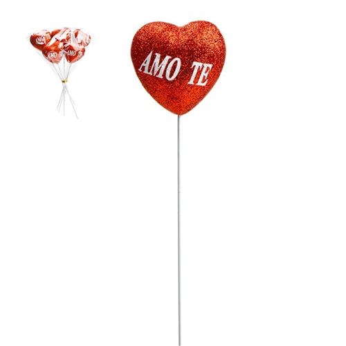 1619-000-01 CORAÇÃO AMO-TE 5 UN