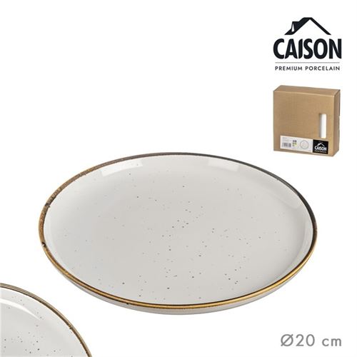 69120023 PRATO SOBREMESA CERAMICA AKIKO 20CM