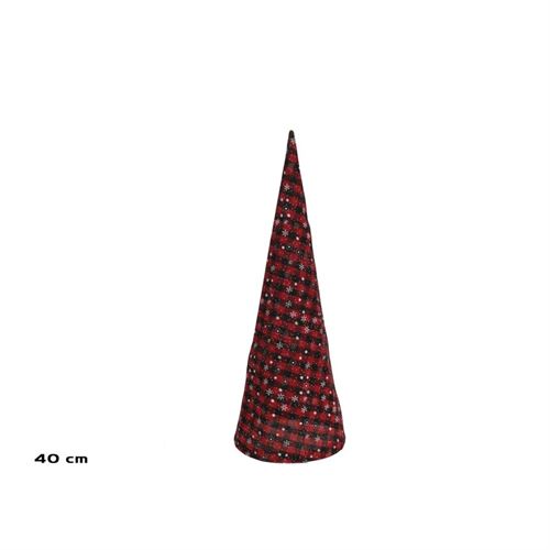 24455 CONE DE NATAL 40CM 14.00 X 14.00 X 40.00 CM