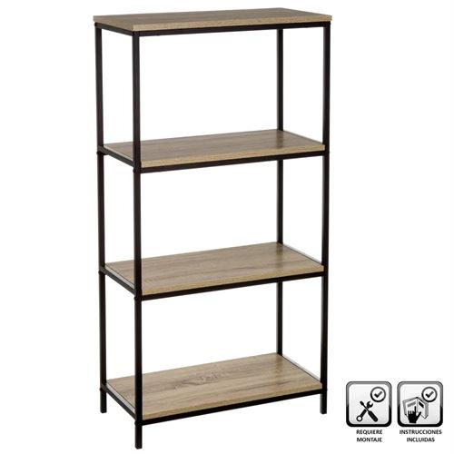 49921 ESTANTES PB-METAL 60 X 30 X 116 CM