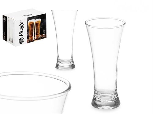 83839 COPO DE VIDRO CÓNICO 320ML SET6