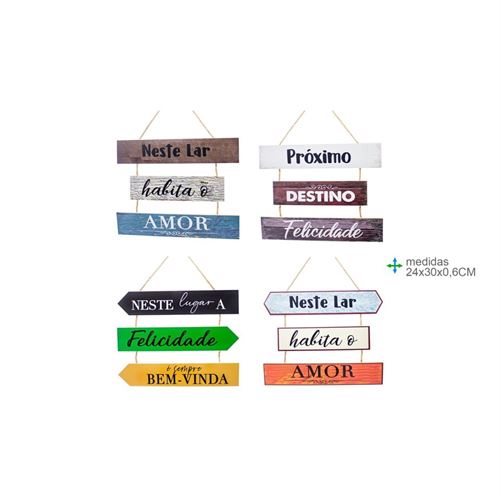 BD-76805 PLACA PAREDE MDF 24x30x0,6cm