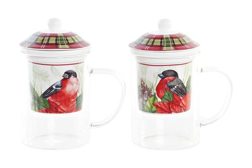 NV-197445 CANECA VIDRO PORCELANA 13X8,5X15 300ML 2MOD