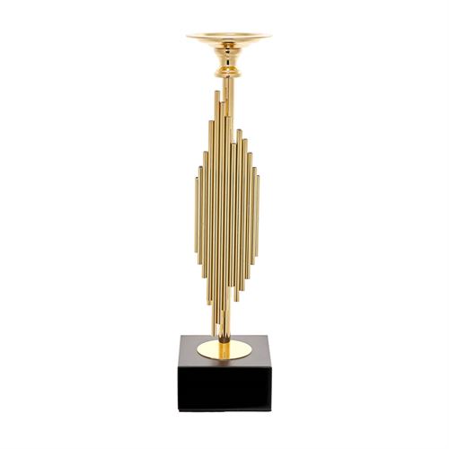 78899 CASTIÇAL DECORATIVO EM METAL C 10,00 L 10,00 A 39,00