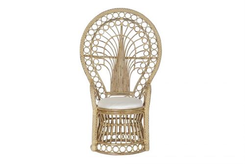 CADEIRÃO RATTAN PLSTR 92X66X145 NATURAL