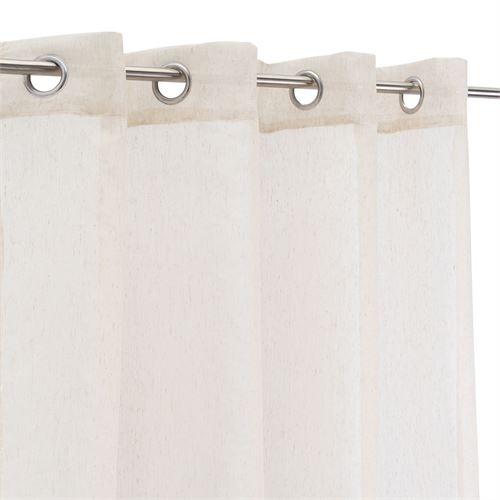 806715 CORTINA DOLLY TINGIDO SAND NATURAL 140 X 260 CM