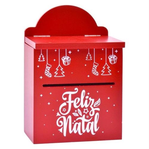 248611 CAIXA CORREIO MDF NATAL 13X7X18CM 0247-861