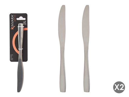86908 FACA METAL X2 PRATA