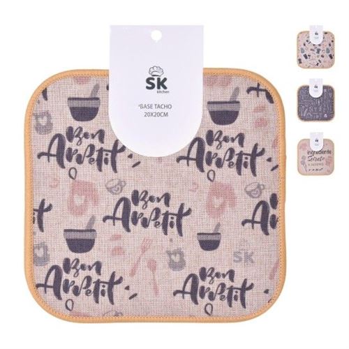 971007 BASE TACHOS 20X20CM SK 1597-100